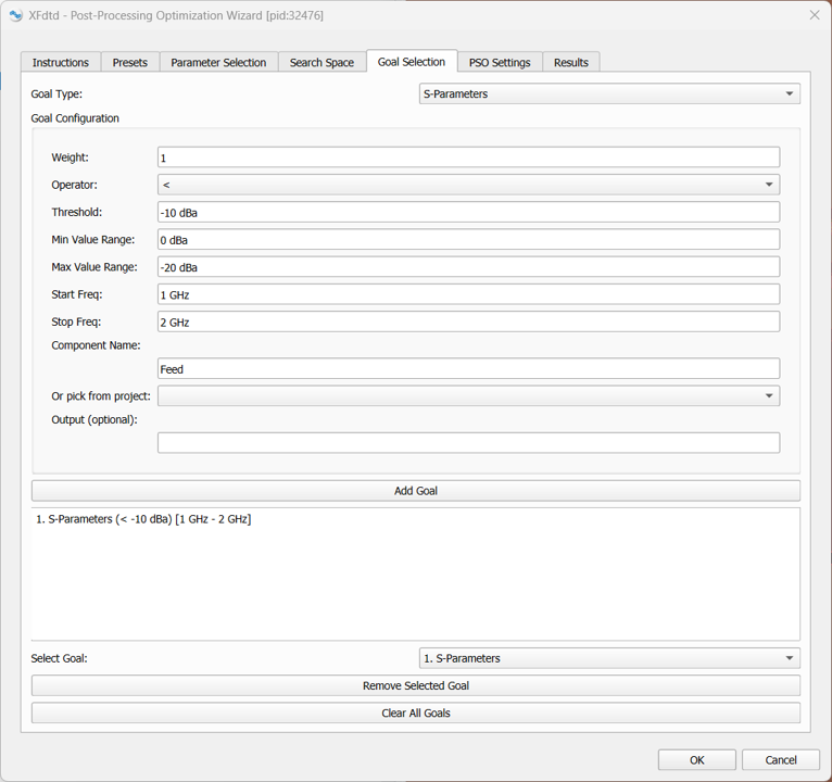 Particle swarm optimization UI