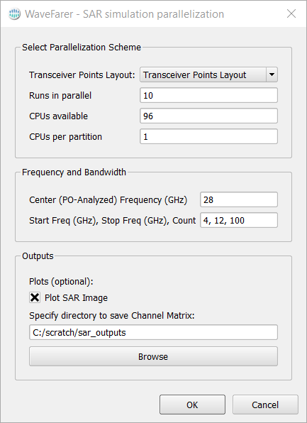 SAR Simulation Utility